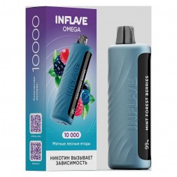 INFLAVE OMEGA - Мятные Лесные Ягоды (Mint Forest Berries, 10000 затяжек)