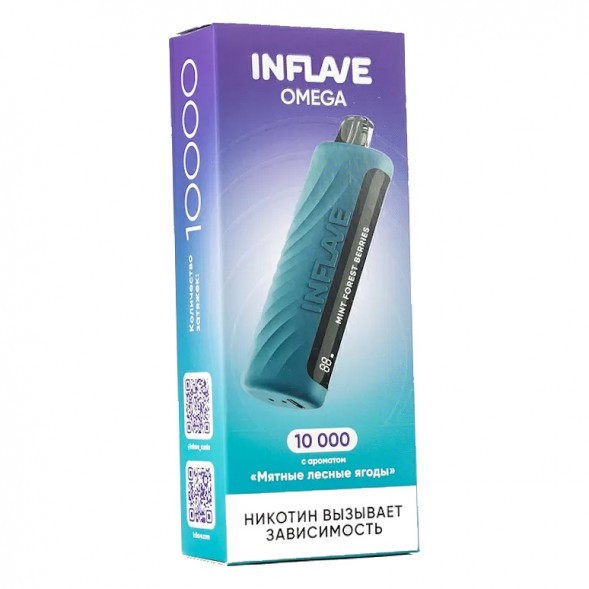 INFLAVE OMEGA - Мятные Лесные Ягоды (Mint Forest Berries, 10000 затяжек) купить в Иркутске