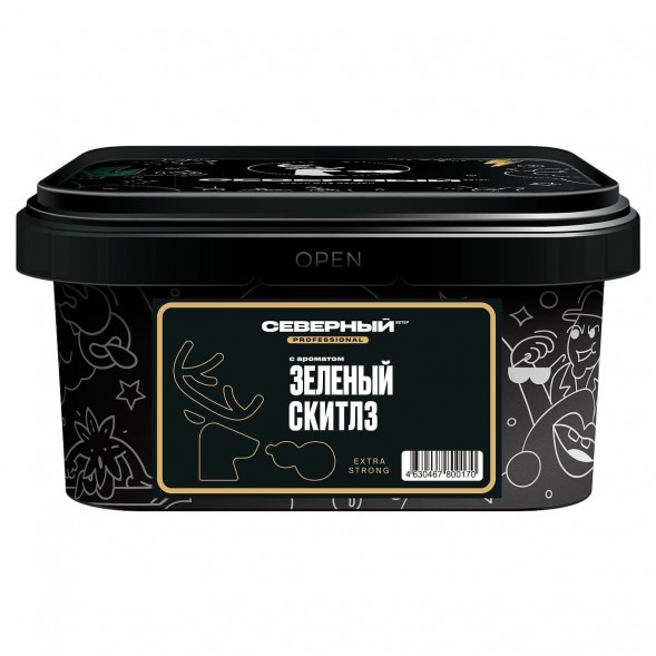 Табак Северный Professional - Зелёный Скитлз (200 грамм) купить в Иркутске