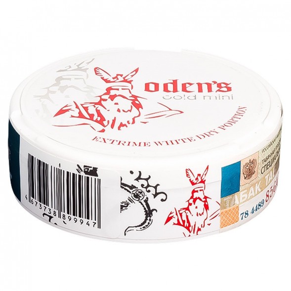 Табак жевательный ODENS - Cold Extreme White Dry Mini (9 грамм, Швеция) купить в Иркутске