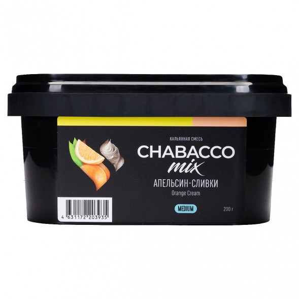 Смесь Chabacco MIX MEDIUM - Orange Cream (Апельсин Сливки, 200 грамм) купить в Иркутске