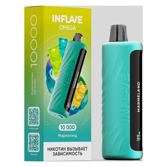 INFLAVE OMEGA - Мармелэнд (Marmeland, 10000 затяжек) купить в Иркутске