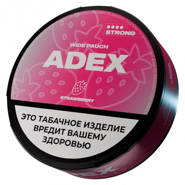 Табак жевательный ADEX STRONG WIDE - Strawberry (Клубника) купить в Иркутске