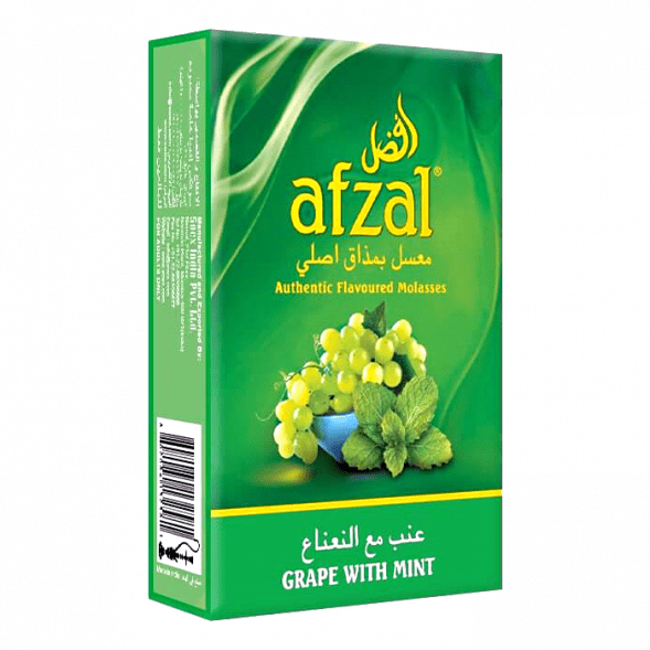 Табак Afzal - Grape with Mint (Виноград с Мятой, 40 грамм) купить в Иркутске
