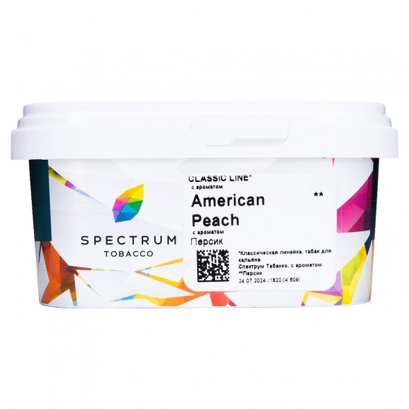 Табак Spectrum - American Peach (Персик, 200 грамм) купить в Иркутске