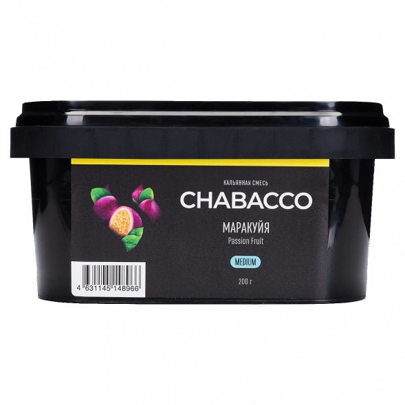 Смесь Chabacco MEDIUM - Passion Fruit (Маракуйя, 200 грамм) купить в Иркутске