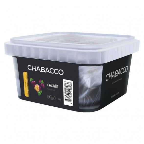 Смесь Chabacco MEDIUM - Passion Fruit (Маракуйя, 200 грамм) купить в Иркутске