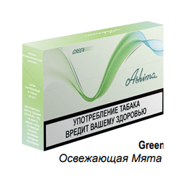 Стики ASHIMA - Green (Мята, 10 пачек) купить в Иркутске