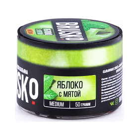 Смесь Brusko Medium - Яблоко с Мятой (50 грамм) купить в Иркутске