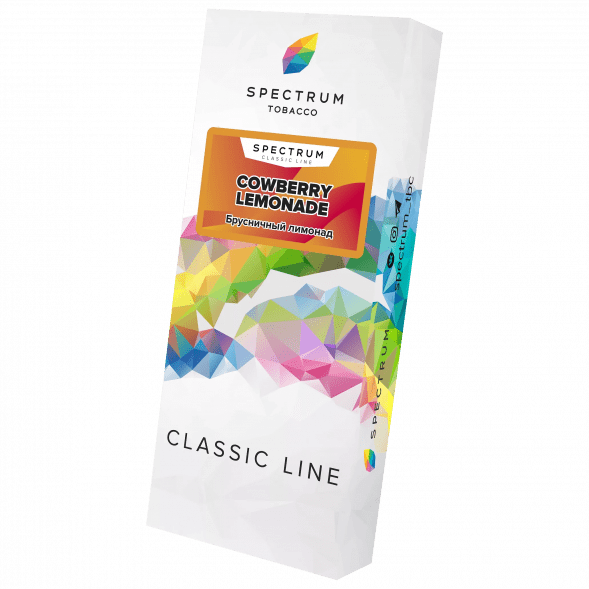 Табак Spectrum - Cowberry Lemonade (Брусничный Лимонад, 100 грамм) купить в Иркутске