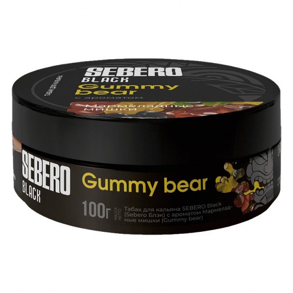 Табак Sebero Black - Gummy Bear (Мармеладные Мишки, 100 грамм) купить в Иркутске