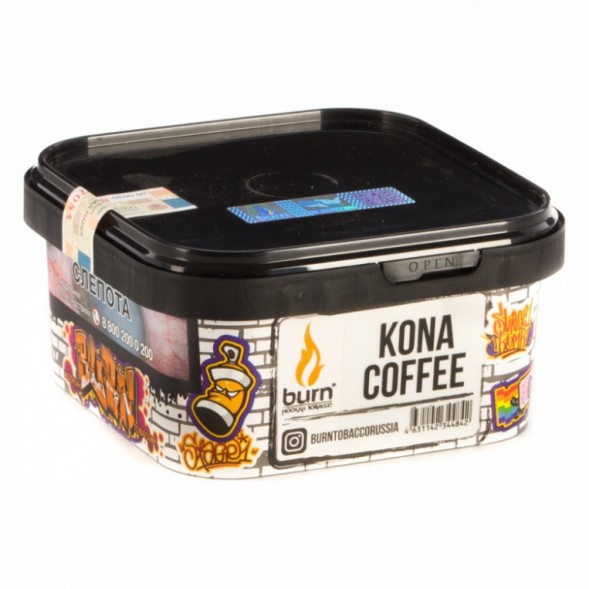 Табак Burn - Kona Coffee (Кона Кофе, 200 грамм) купить в Иркутске
