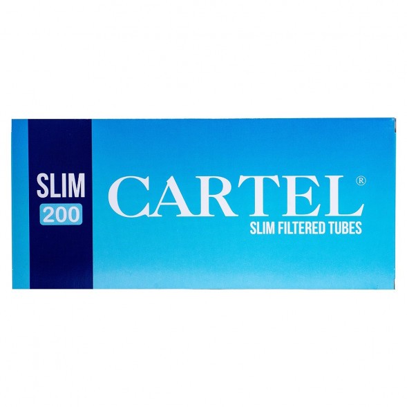 Гильзы сигаретные Cartel - Slim Blue 84x17мм (200 штук) купить в Иркутске