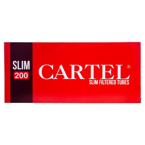 Гильзы сигаретные Cartel - Slim Red 84x17мм (200 штук) купить в Иркутске