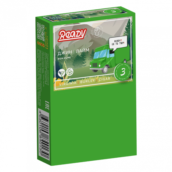 Табак Ready - Gin Trip /Smoky Trip №3 (Джин, Лайм, 25 грамм) купить в Иркутске
