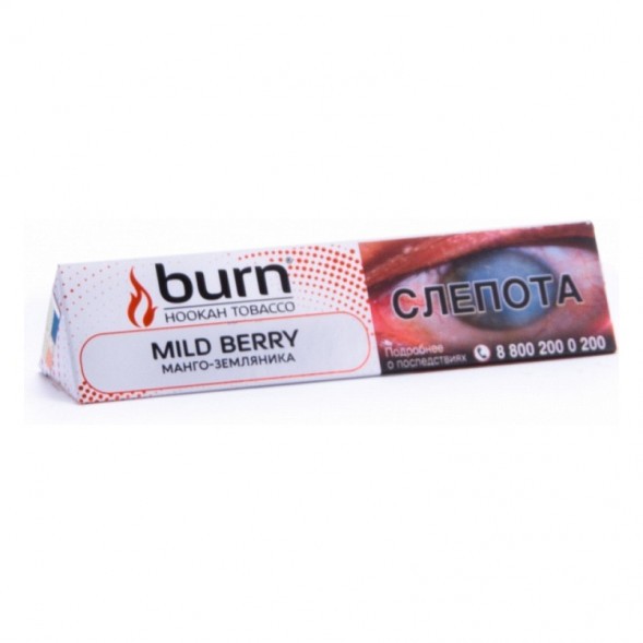 Табак Burn - Mild Berry (Манго - Земляника, 25 грамм) купить в Иркутске