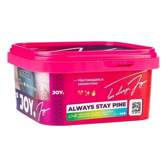 Табак Joy - Always Stay Pine (Эвкалипт, Фейхоа и Хвоя, 200 грамм) купить в Иркутске