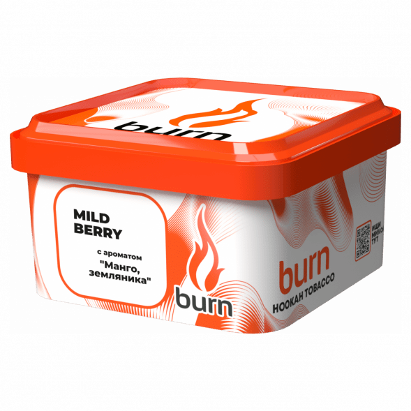 Табак Burn - Mild Berry (Манго - Земляника, 200 грамм) купить в Иркутске