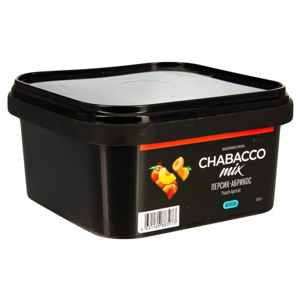 Смесь Chabacco MIX MEDIUM - Peach Apricot (Персик - Абрикос, 200 грамм) купить в Иркутске