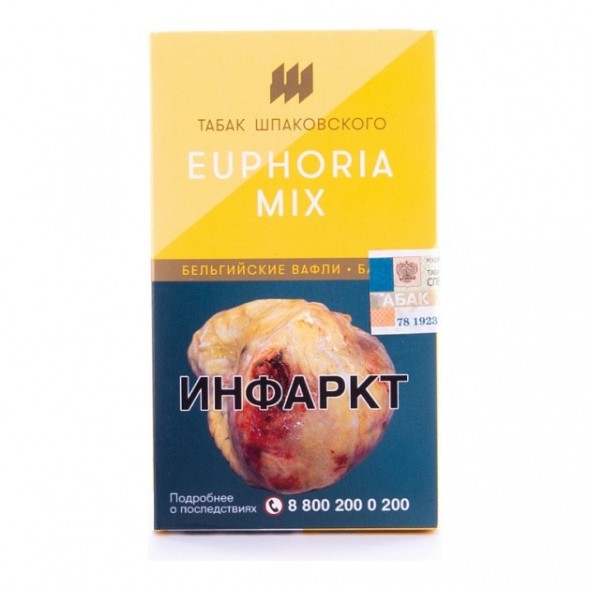 Табак Шпаковский - Euphoria Mix  (Бельгийский Вафли Банан, 40 грамм) купить в Иркутске
