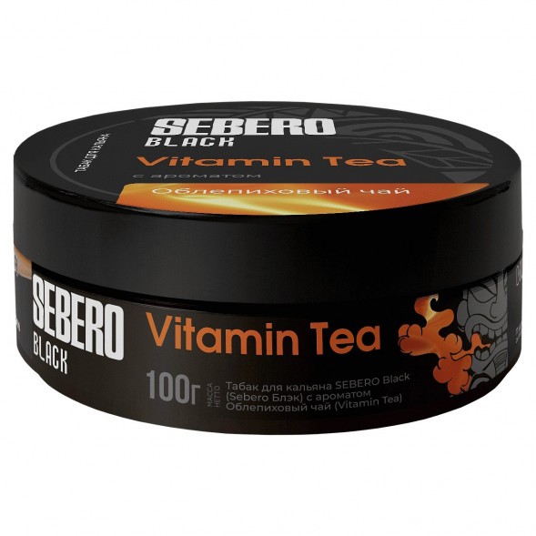 Табак Sebero Black - Vitamin Tea (Облепиховый Чай, 100 грамм) купить в Иркутске