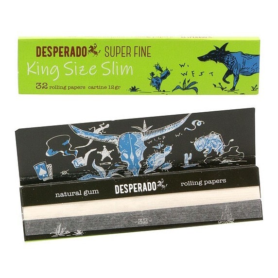 Бумага для самокруток Desperado - Super Fine King Size Slim (32 штук) купить в Иркутске