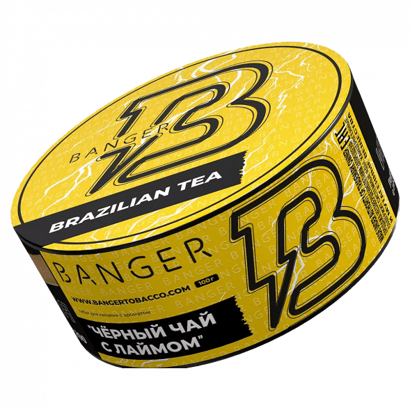 Табак Banger - Brazilian Tea (Чёрный Чай с Лаймом, 100 грамм) купить в Иркутске
