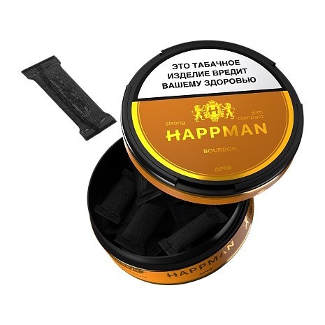 Табак жевательный HAPPMAN - Bourbon 31 (Бурбон) купить в Иркутске