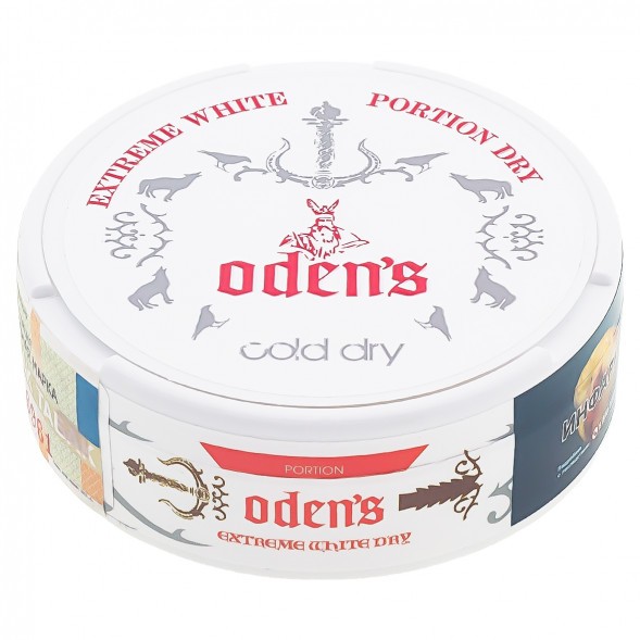 Табак жевательный ODENS - Cold Extreme White Dry (13 грамм, Швеция) купить в Иркутске
