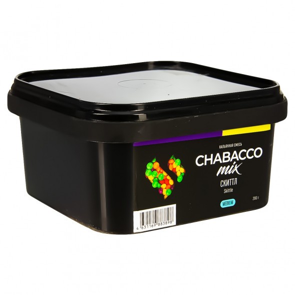 Смесь Chabacco MIX MEDIUM - Skittle (Скиттл, 200 грамм) купить в Иркутске