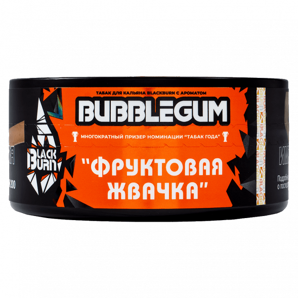 Табак BlackBurn - Bubble Gum (Фруктовая Жвачка, 100 грамм) купить в Иркутске