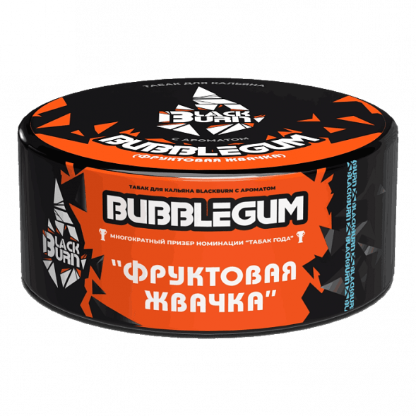Табак BlackBurn - Bubble Gum (Фруктовая Жвачка, 100 грамм) купить в Иркутске
