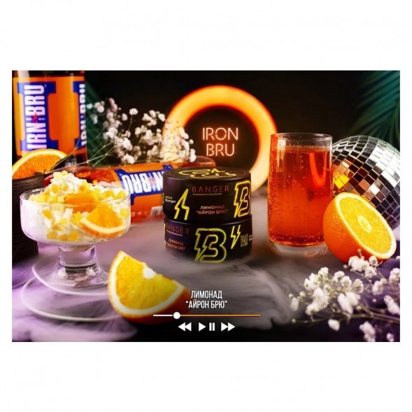 Табак Banger - Iron Bru (Лимонад Айрон Брю, 100 грамм) купить в Иркутске