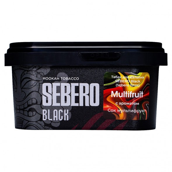 Табак Sebero Black - Multifruit (Сок Мультифрукт, 200 грамм) купить в Иркутске