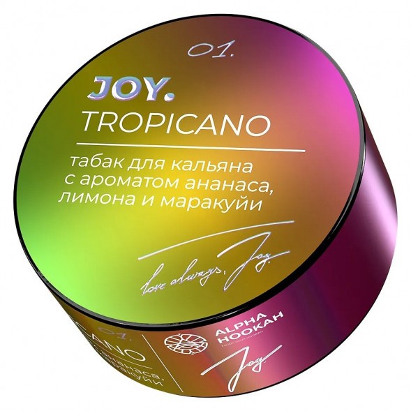 Табак Joy - Tropicano (Ананас, Лимон и Маракуйя, 25 грамм) купить в Иркутске