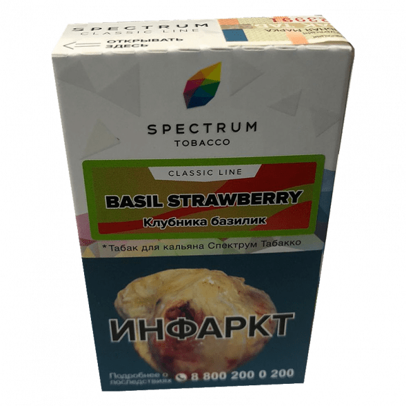 Табак Spectrum - Basil Strawberry (Клубника Базилик, 25 грамм) купить в Иркутске