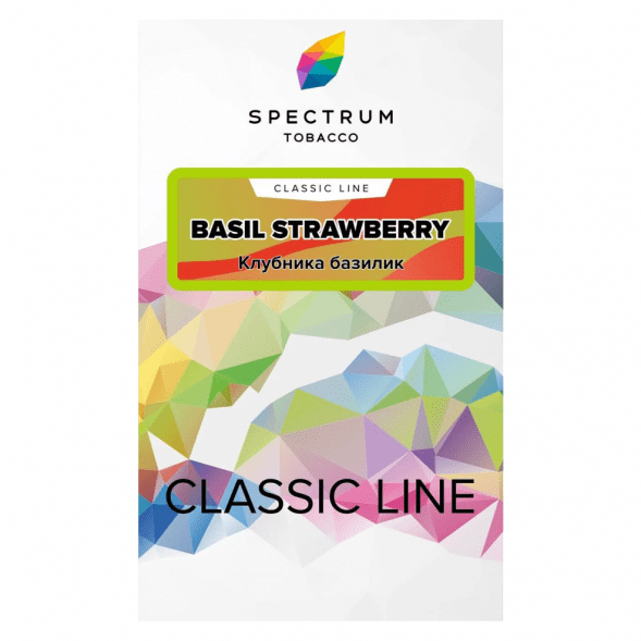 Табак Spectrum - Basil Strawberry (Клубника Базилик, 25 грамм) купить в Иркутске