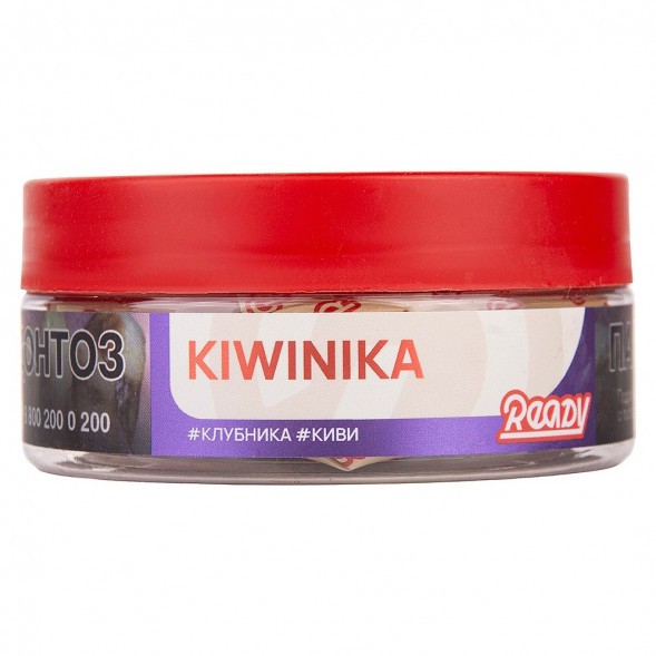 Табак Ready - №19 Kiwinika /Strawberry, Elderberry, Kiwi (Клубника, Киви, Бузина, 100 грамм) купить в Иркутске