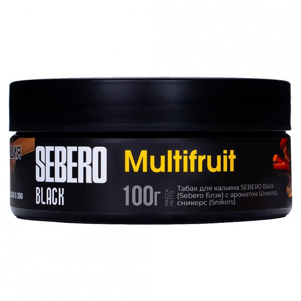 Табак Sebero Black - Multifruit (Сок Мультифрукт, 100 грамм) купить в Иркутске