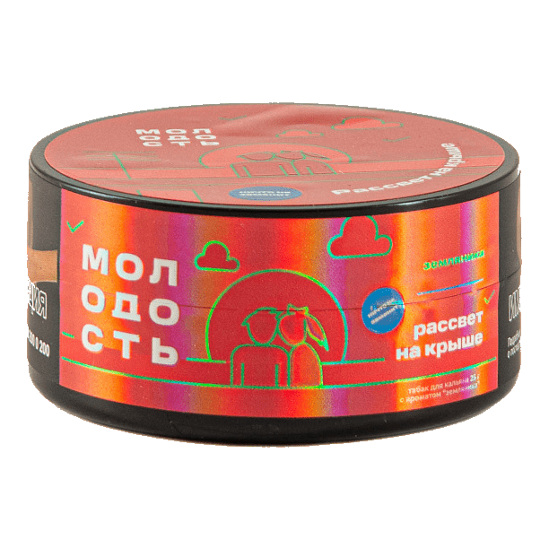 Табак Молодость - Рассвет на Крыше (Земляника, 25 грамм) купить в Иркутске