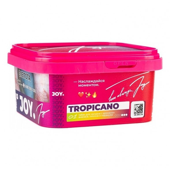 Табак Joy - Tropicano (Ананас, Лимон и Маракуйя, 200 грамм) купить в Иркутске