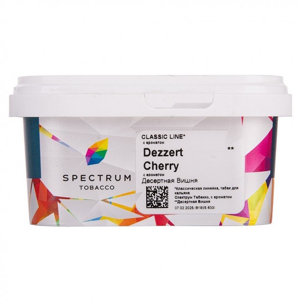 Табак Spectrum - Dezzert Cherry (Десертная Вишня, 200 грамм) купить в Иркутске