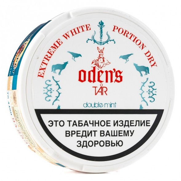 Табак жевательный ODENS - TAR Double Mint Extreme White Dry (16 грамм, Россия) купить в Иркутске