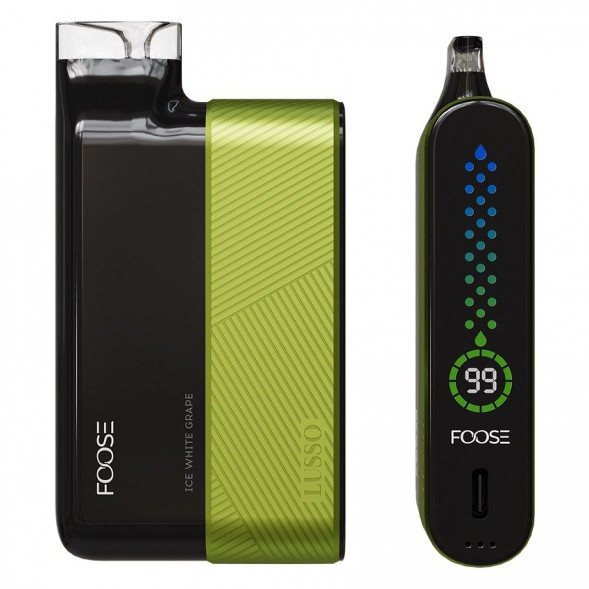 FOOSE LUSSO - Ледяной Белый Виноград (Ice White Grape, 10000 затяжек) купить в Иркутске