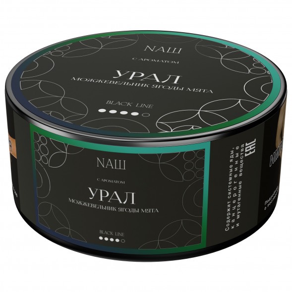 Табак NАШ BLACK - Урал (Можжевельник, Ягоды, Мята, 100 грамм) купить в Иркутске