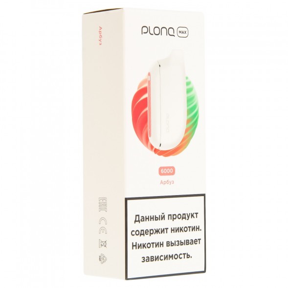 PLONQ MAX - Арбуз (6000 затяжек) купить в Иркутске