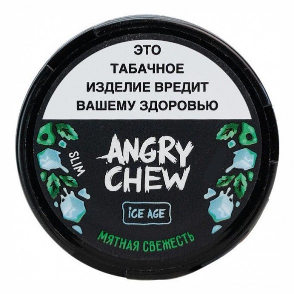 Табак жевательный Angry Chew Slim Medium - Мятная Свежесть (12 грамм) купить в Иркутске