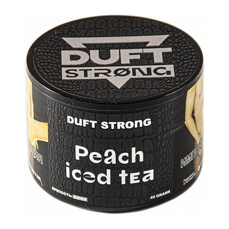 Табак Duft Strong - Peach Iced Tea (Ледяной Персиковый Чай, 40 грамм) купить в Иркутске