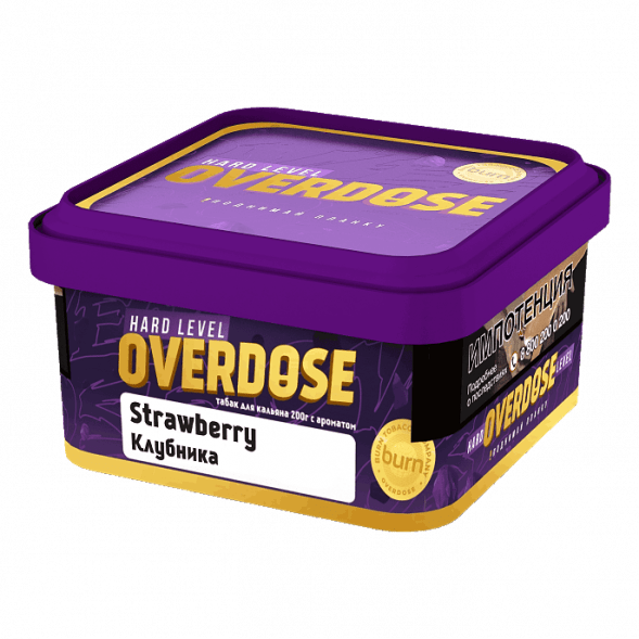 Табак Overdose - Strawberry (Клубника, 200 грамм) купить в Иркутске