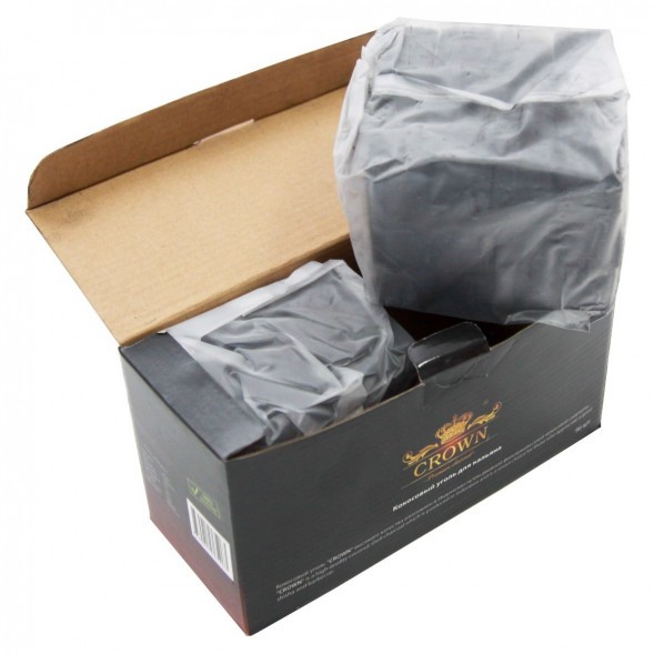 Уголь Crown (25 мм, 72 кубика) купить в Иркутске